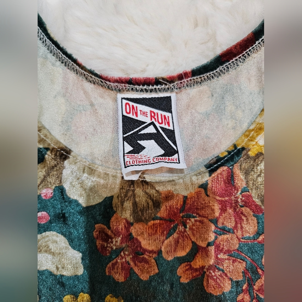 Vintage On The Run Floral Bodysuit - Picture 2 of 6